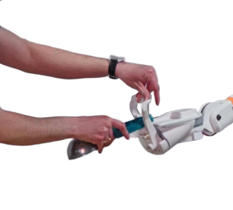 Attach your existing disher, and press play